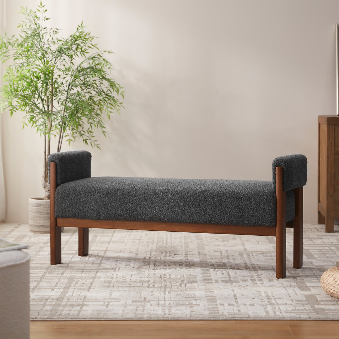 Modern Upholstered Bench Bed End Ottoman